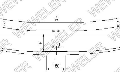 VOORASVEER PARABOLISCHE VEER 1 BLAD ATEGO I-II-III